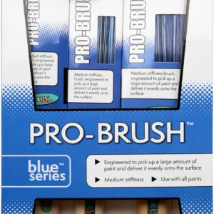 Blue pro-brush 3 piece brush set