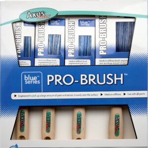 Blue pro-brush 4 piece brush set
