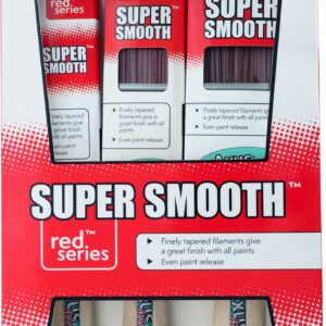 Red series super smooth 3 piece brush set